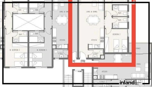 Chalet in Hacienda Water: 2 Bedrooms, Unfinished